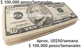 $100.000 pesos Semanales en Floristerias JM Bogota