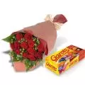 Bouquet Rosas + Garotos a Domicilio Bogota Colombia Online
