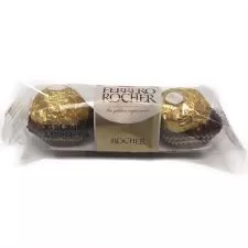 sobre con 3 deliciosos bombones ferrero
